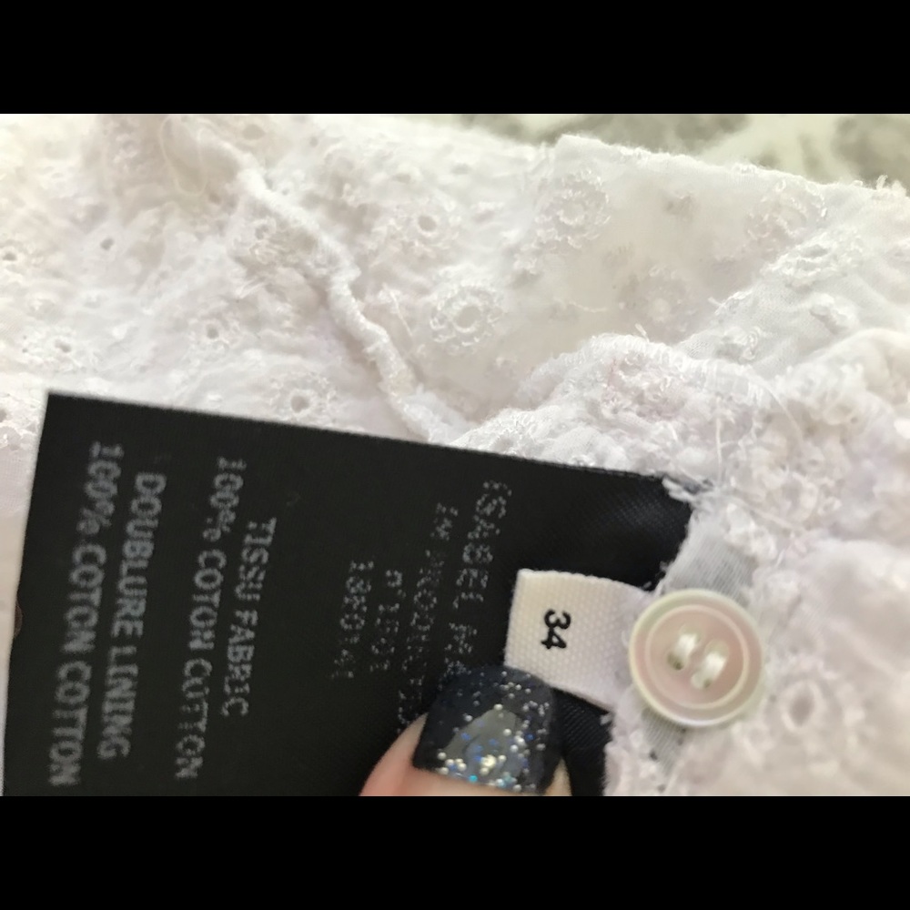 ISABEL MARANT MAIN LINE NOT ETOILE 2018 WHITE TOP - Picture 7 of 8